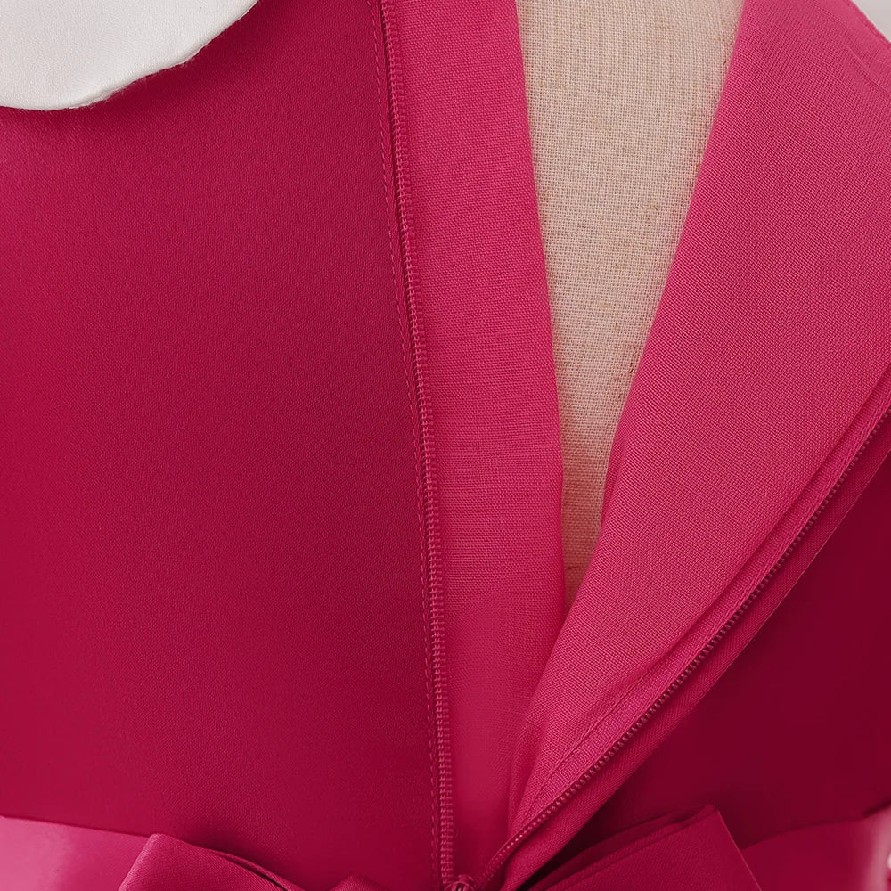 Pink Puffy Dress
