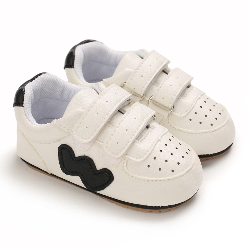 Sneakers con doppio strappo in Velcro