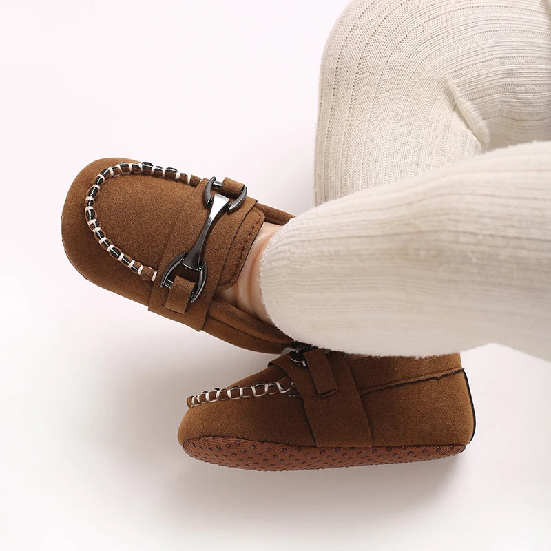 New Brown Boys Formal Shoes First Walkers