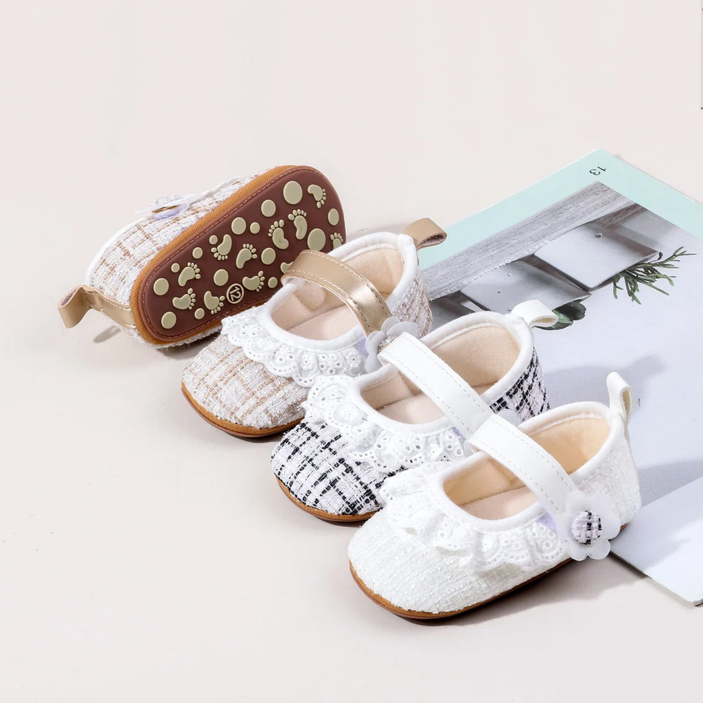 Baby Girl's First Walking Indoor Outdoor Toddler Shoes
