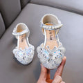 Kids Sandals for Girls Rhinestone Butterfly Elegant Versatile