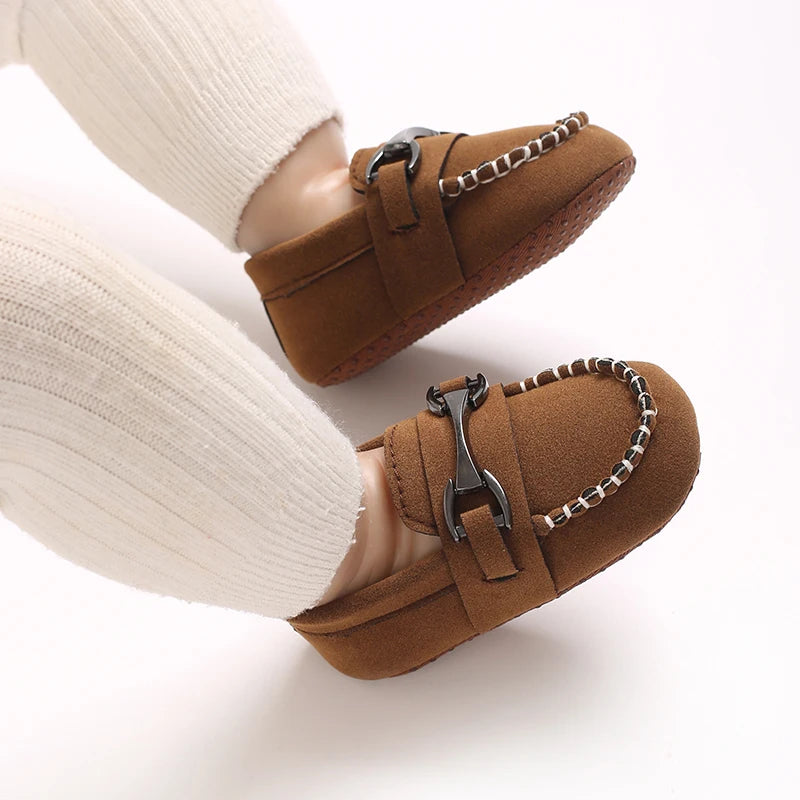 New Brown Boys Formal Shoes First Walkers