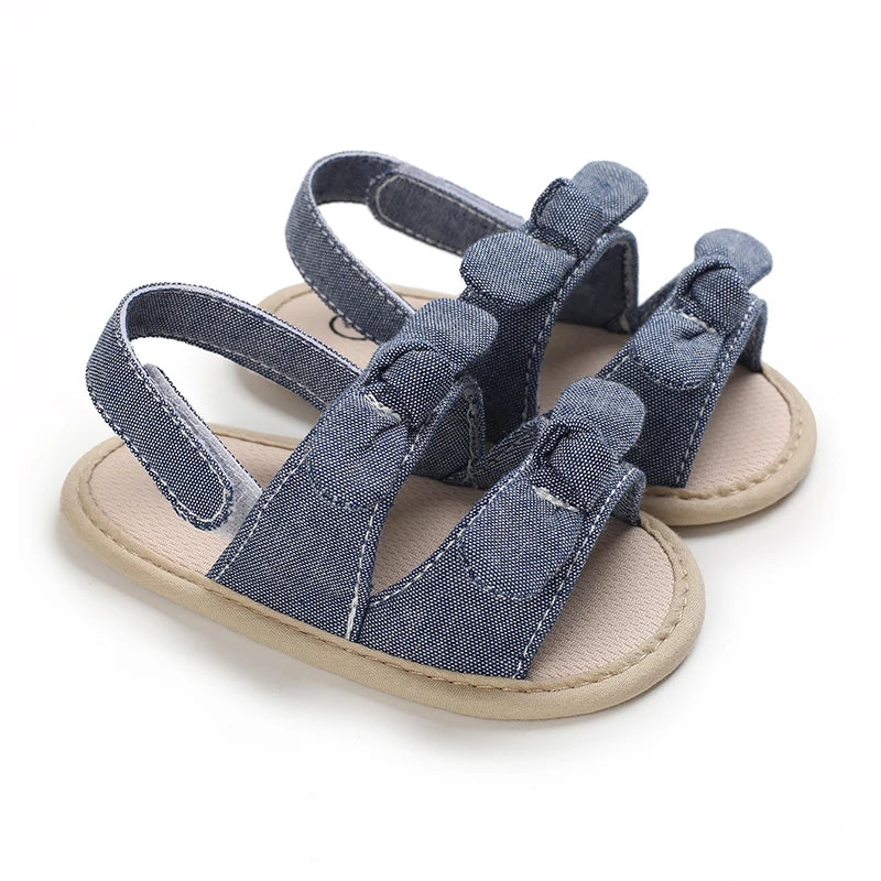 Baby Shoes Sandals Baby Girl Summer Flat White Flower Princess Shoes