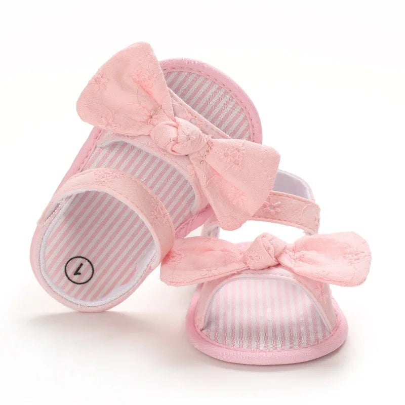 Summer Cute Bowknot Toddler Girl Shoes Canvas