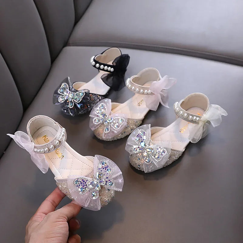 Girl Shoes Sweet Children's Causal Leather Shoes