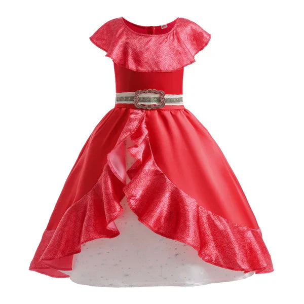 Red Ruffled Dress