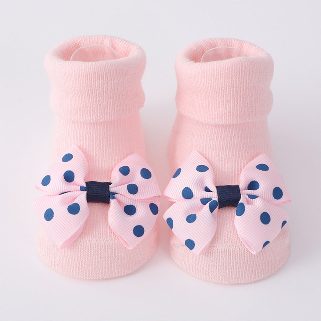 Calzino antiscivolo in pizzo per bambini + fascia per capelli