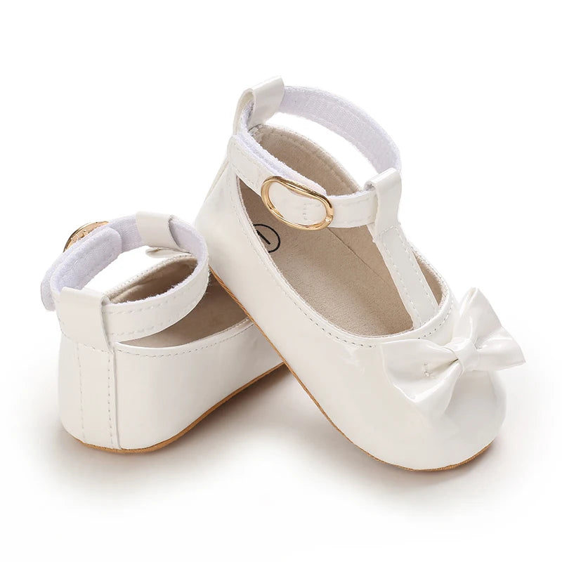 Fashion PU Leather Baby Princess Shoes