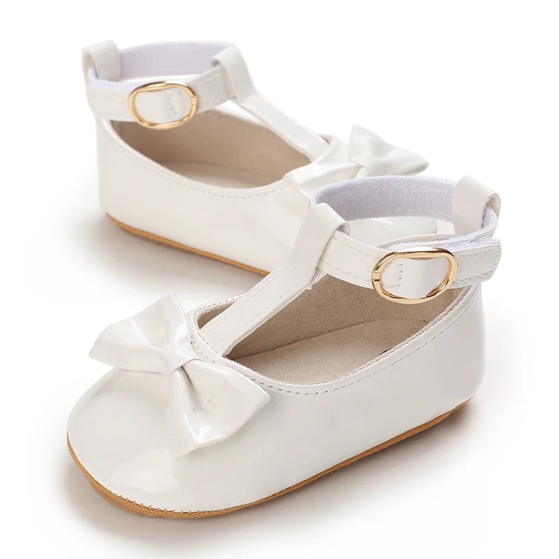 Fashion PU Leather Baby Princess Shoes