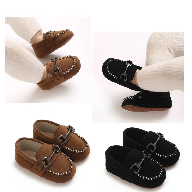 New Brown Boys Formal Shoes First Walkers