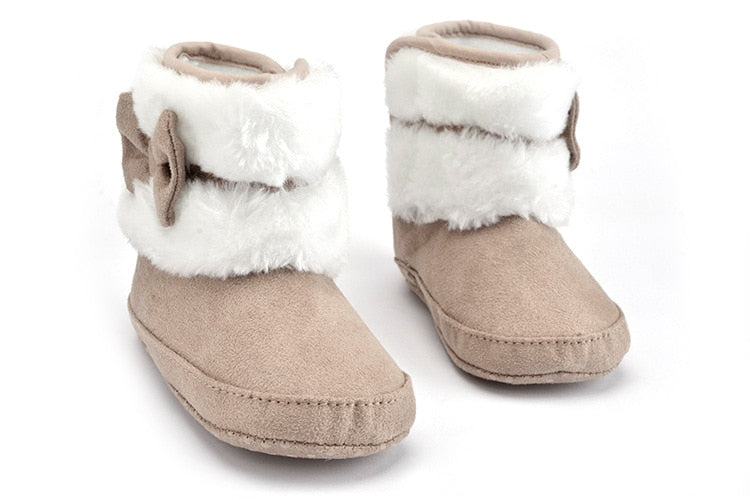 Bow and Fur Boot