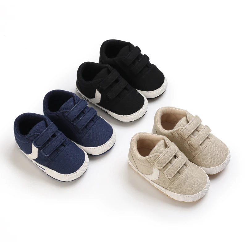 Classic Canvas Baby Sneakers  Comfortable Sports Footwear