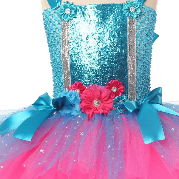 Shiny and Tulle Children's Dress