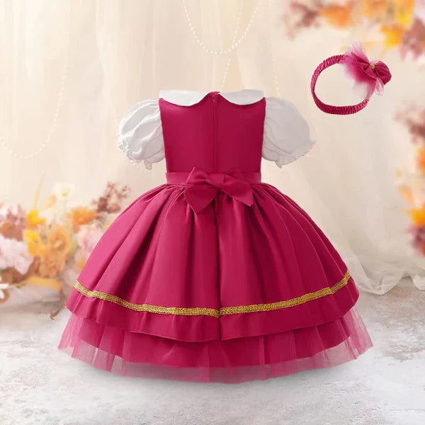 Pink Puffy Dress
