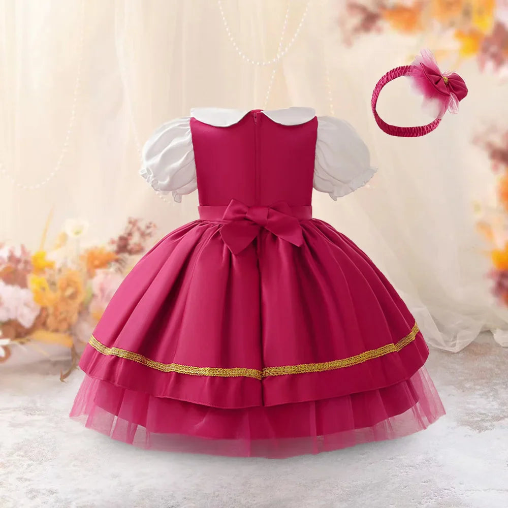 Pink Puffy Dress