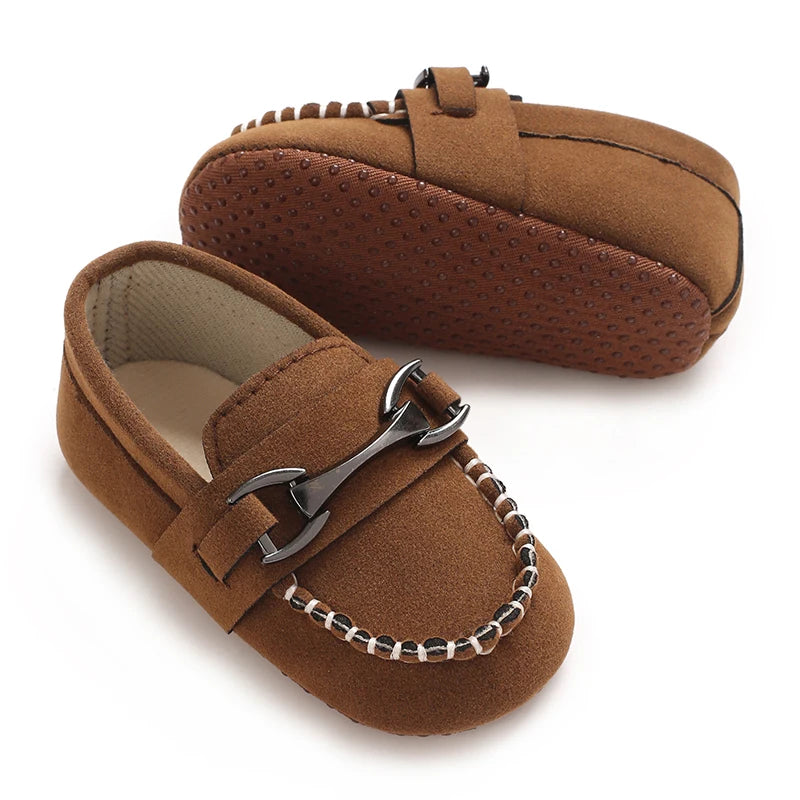 New Brown Boys Formal Shoes First Walkers