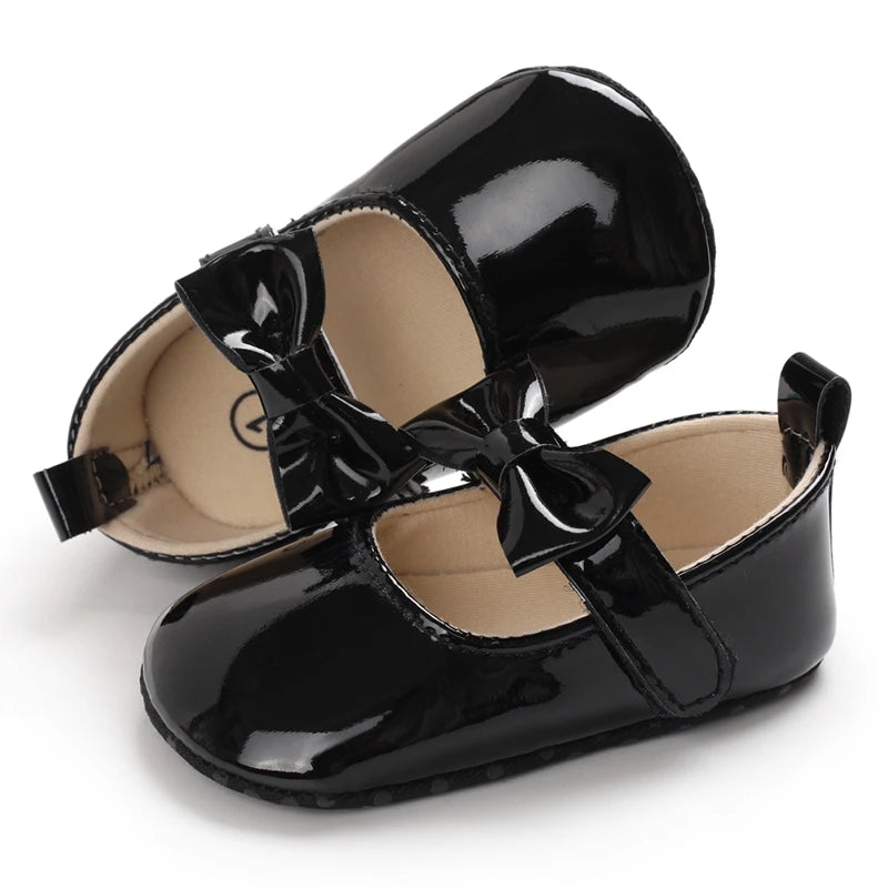 Baby Girl Shoes Bowknot Flats Soft Sole