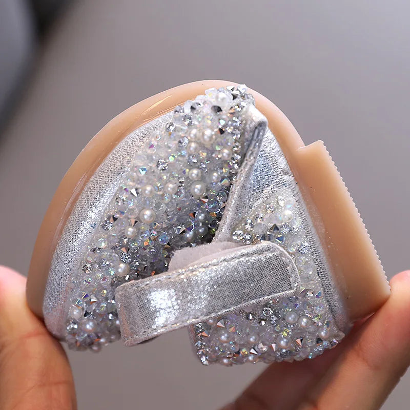 Autumn Girls Rhinestone Leather Shoes