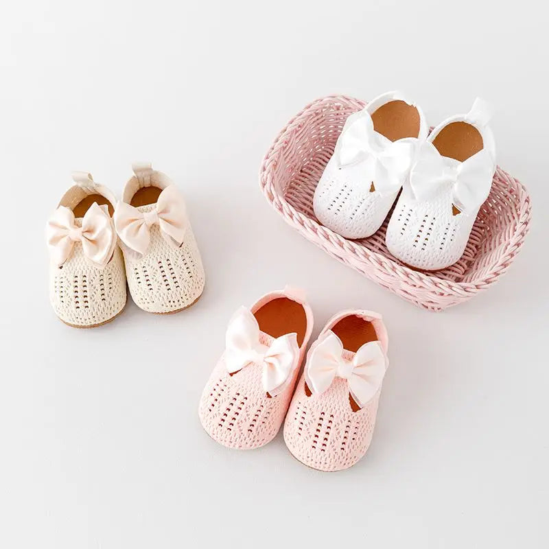 Baby Girl Garden Shoes 0-18M Sweet Cute Bow First Walker