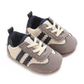 Fashion Color Blocking Lace Up Casual Shoes