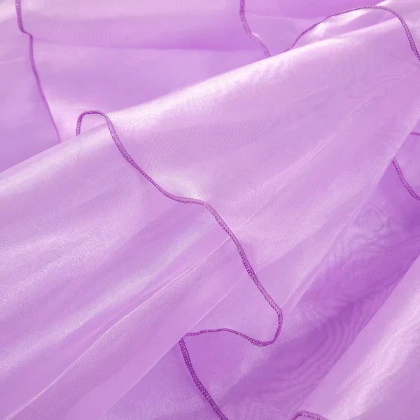 Purple Flower Children's Party Dress