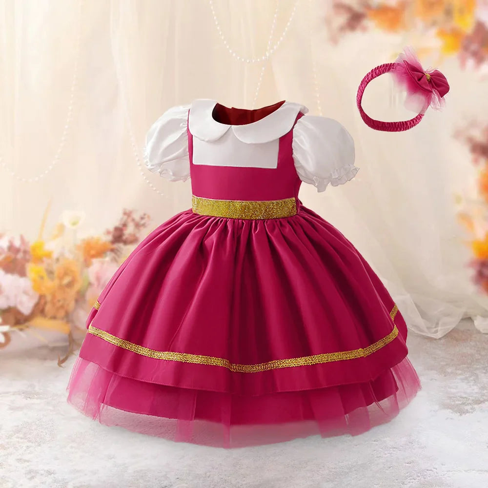 Pink Puffy Dress