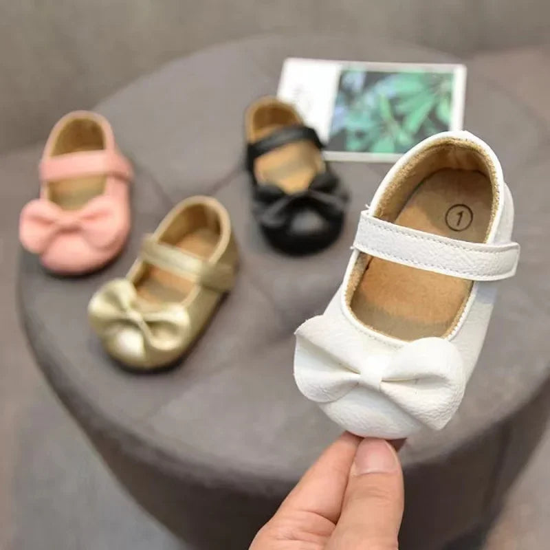 Cute Bow Spring Autumn Princess Infant Shoes