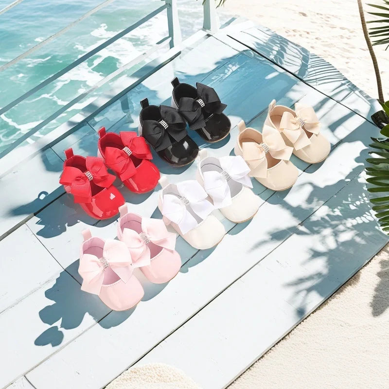Cute Princess Baby Shoes Butterfly Bow