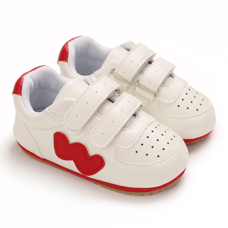 Sneakers con doppio strappo in Velcro