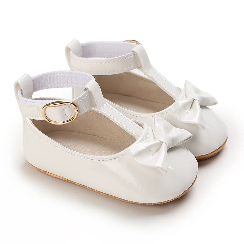 Fashion PU Leather Baby Princess Shoes