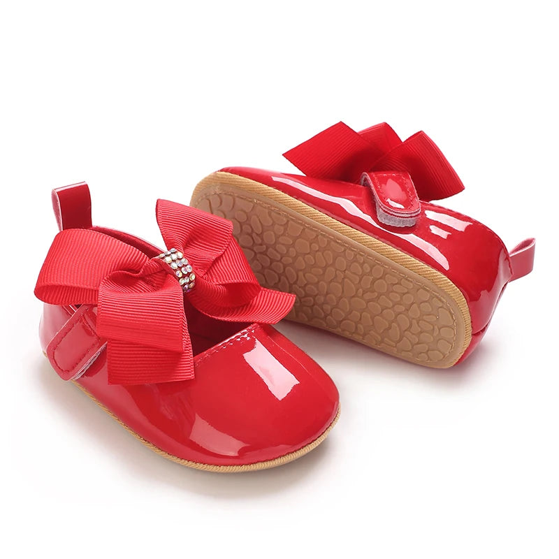 Cute Princess Baby Shoes Butterfly Bow