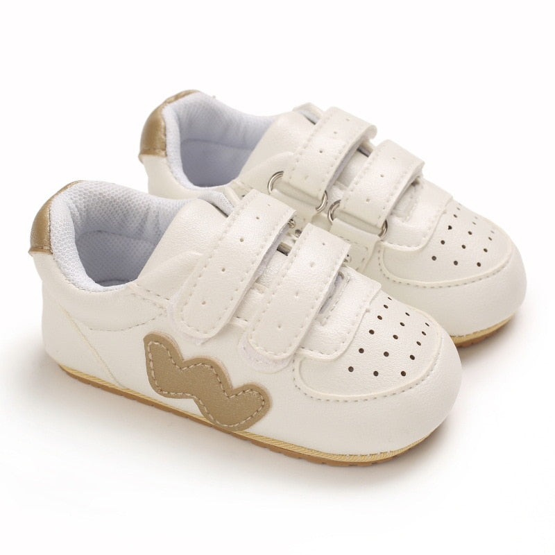 Sneakers con doppio strappo in Velcro
