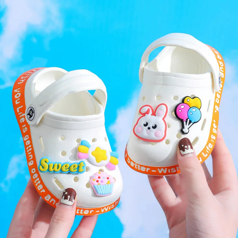 Kids Slippers For Boys Girls Cartoon Shoes Summer Toddler