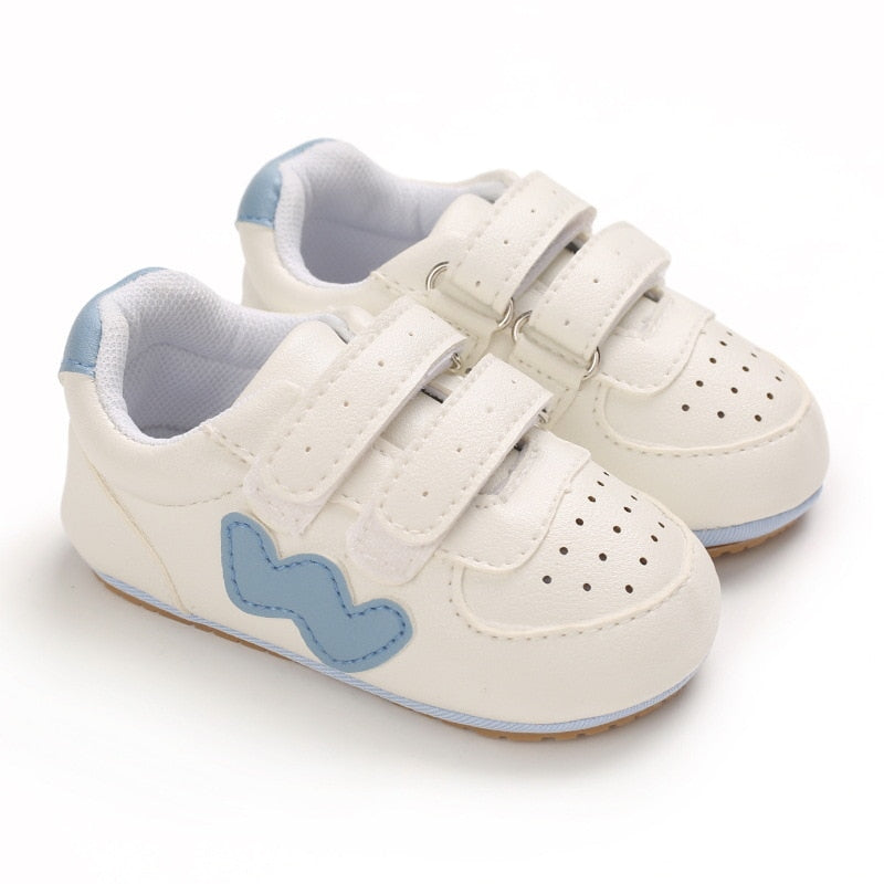 Sneakers con doppio strappo in Velcro