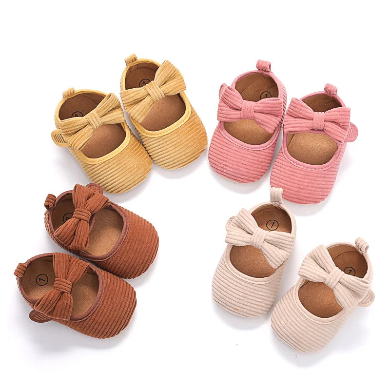 Spring and Autumn StyleBaby Shoes Bow Tie Soft Soled
