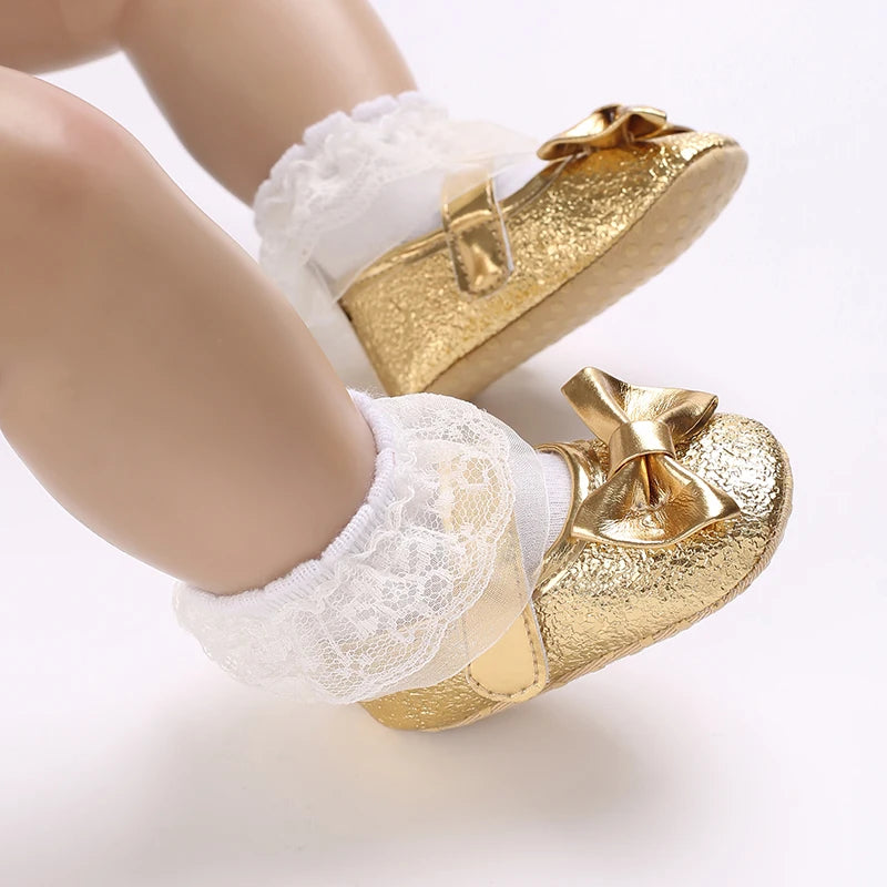 Baby Girls Shoes 0-18 Months First Walkers Princess Shoes