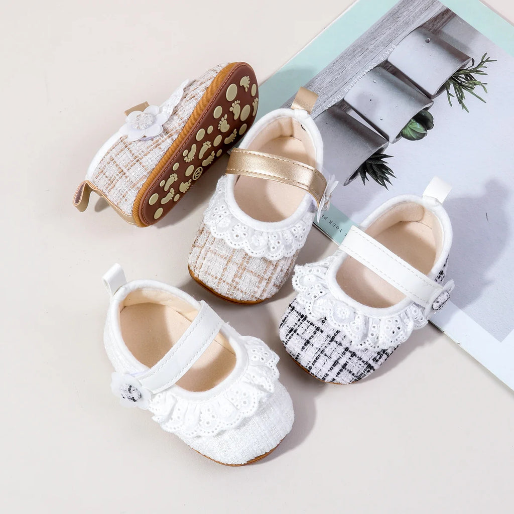Baby Girl's First Walking Indoor Outdoor Toddler Shoes