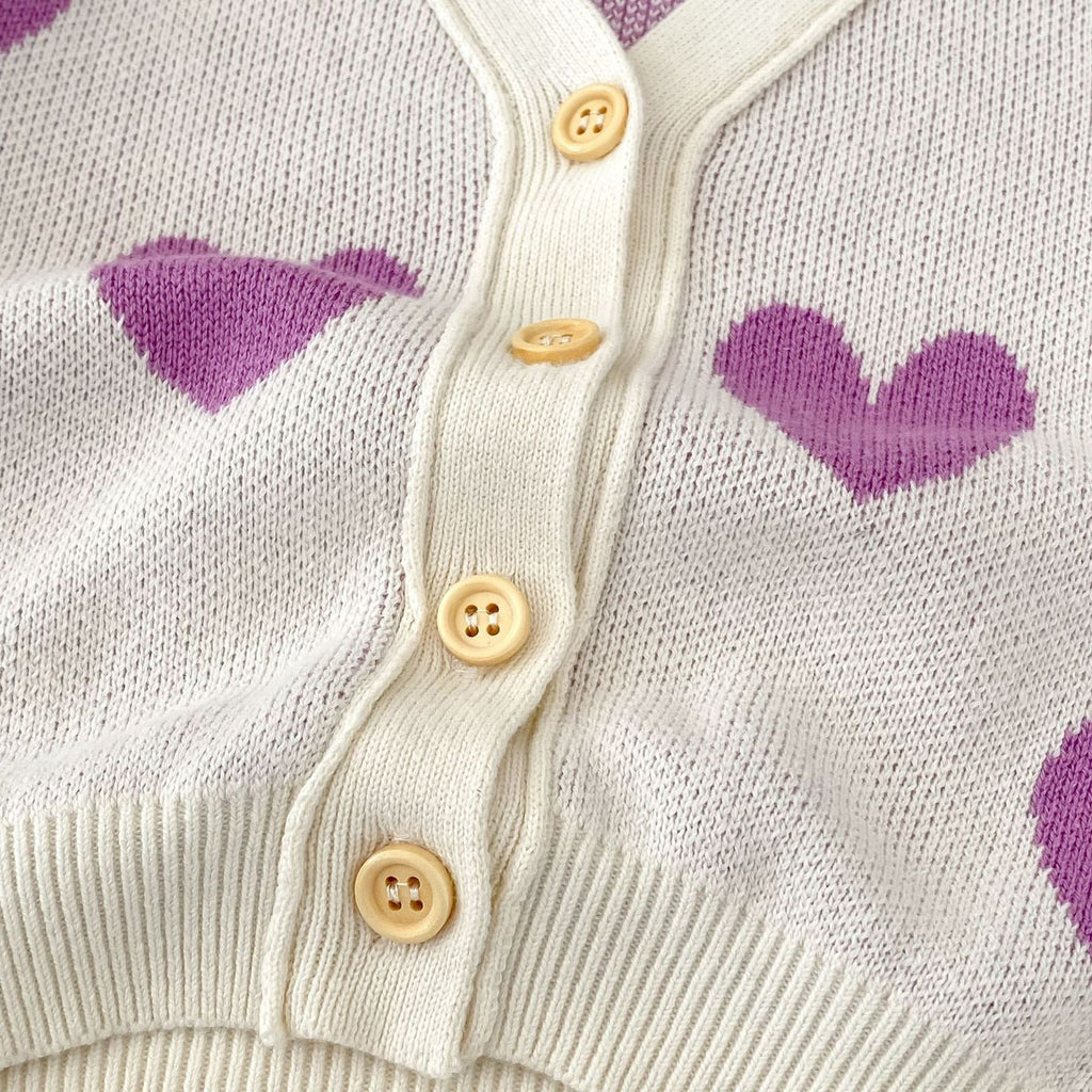 Cárdigan de punto para niños Love