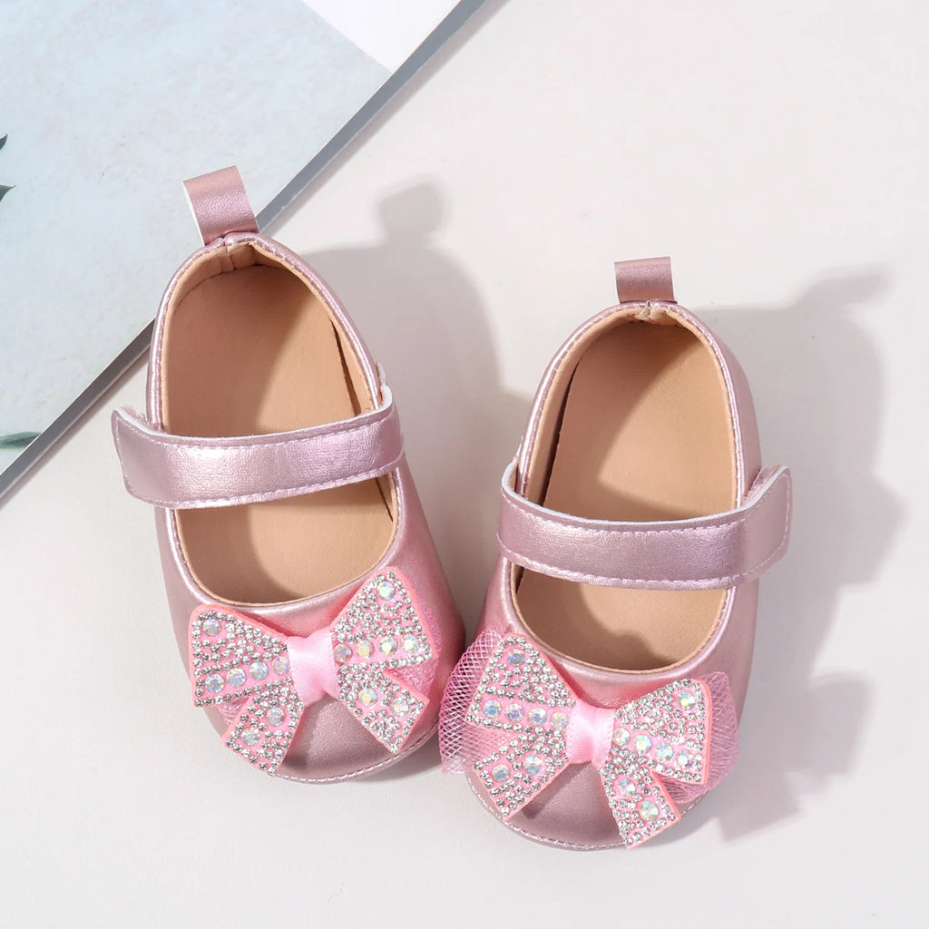 Hot Selling Baby Girls 0-18M Princess Toddler Shoes