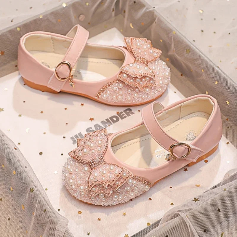 Children Princess Shoes Glitter Party Wedding Shoes