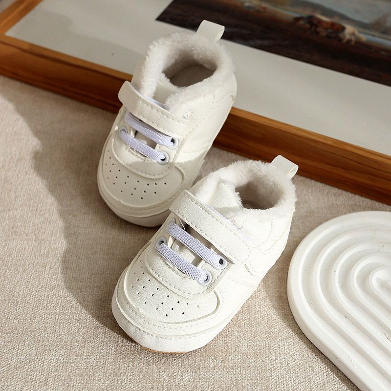 Kids Velcro Sneakers with Fur