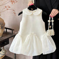 Delicate White Children's Party Dress