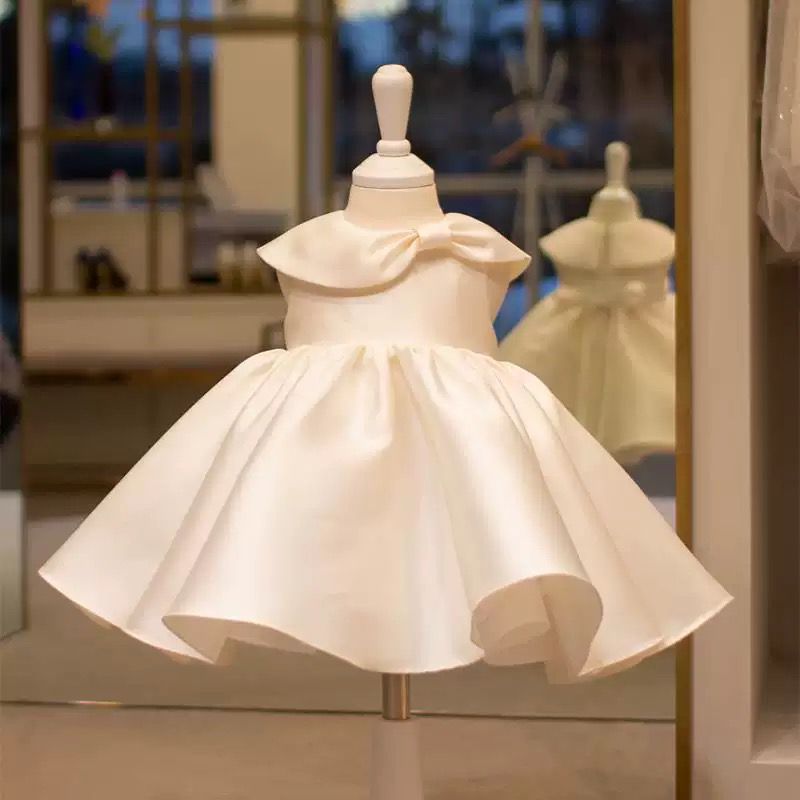 Children's Party Dress with Bow
