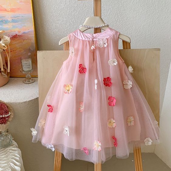 Children's Tulle Flower Dress