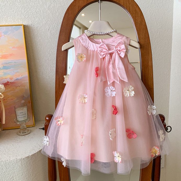 Children's Tulle Flower Dress