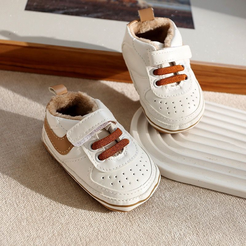 Kids Velcro Sneakers with Fur